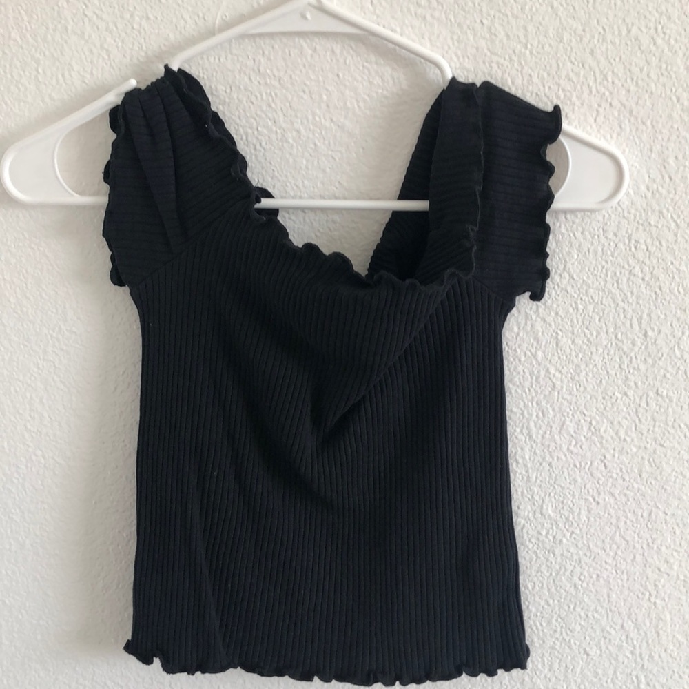 Off the shoulder crop top